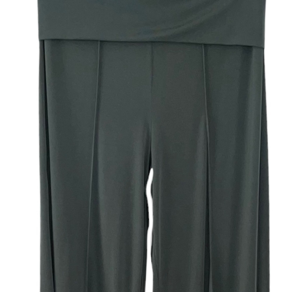 Lisa Rinna Collection Green Wide Leg Pants - Picture 5 of 7